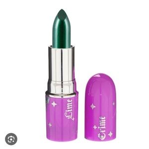 Lime Crime Serpentina Opaque Metallic Green Lipstick